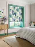 Bluebellgray Lochaber made to measure roman blinds green - British product