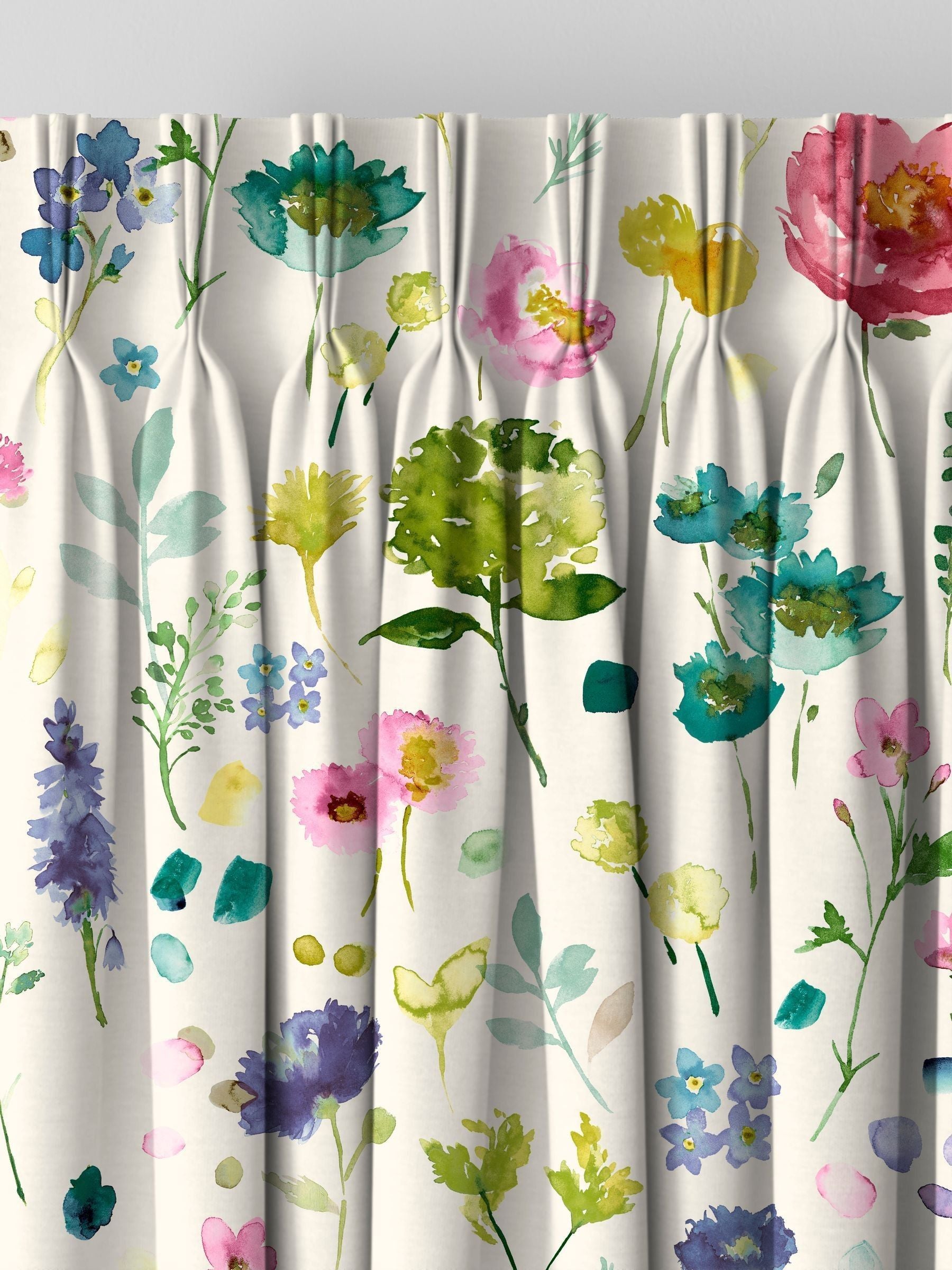 Bluebellgray Spring Tetbury floral made to measure curtains, UK version