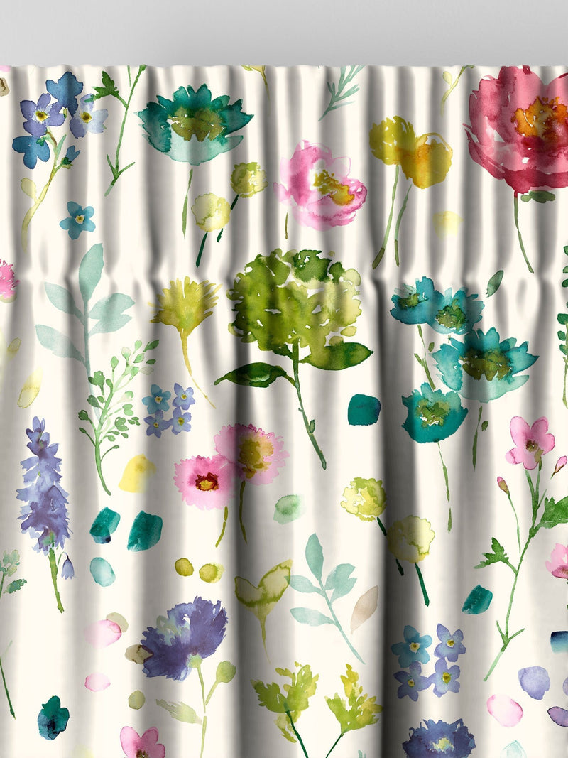 Bluebellgray Spring Tetbury floral made to measure curtains, UK version