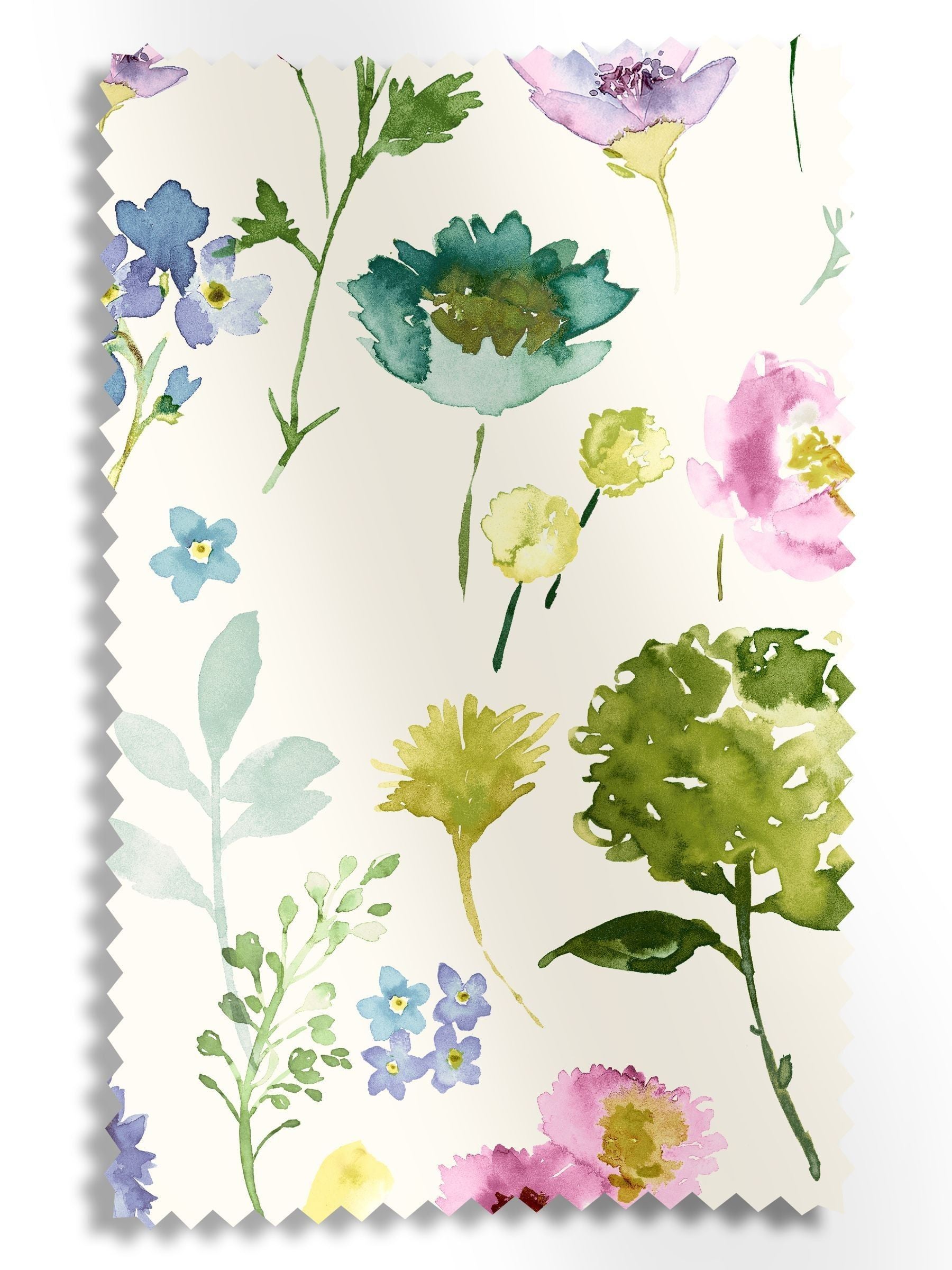 Bluebellgray Spring Tetbury floral made to measure curtains, UK version
