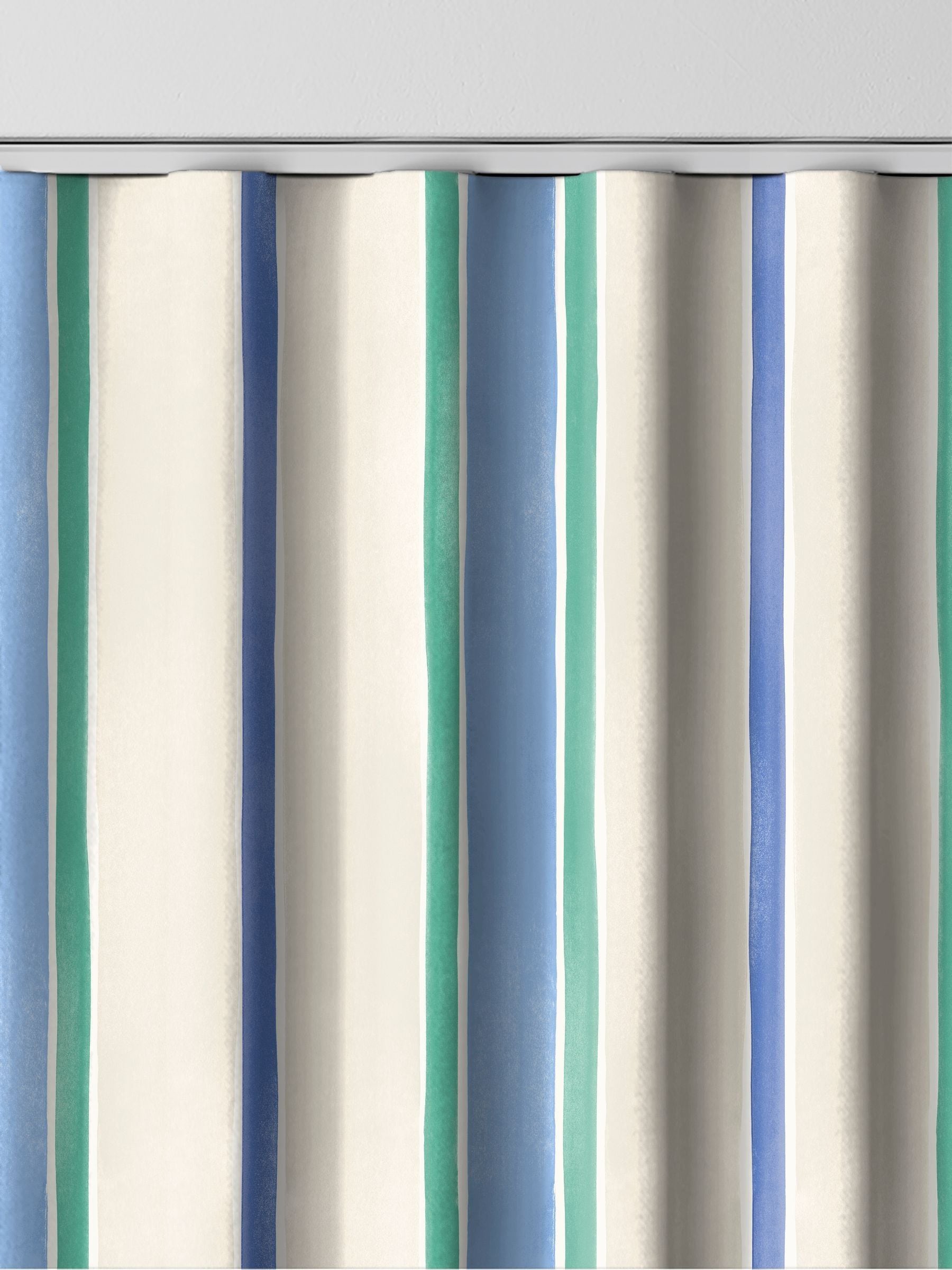 Bluebellgray cotton seaside stripe curtains, UK version