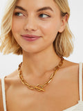 Accessorize gold 14-ct plated T-bar chain necklace (British brand)