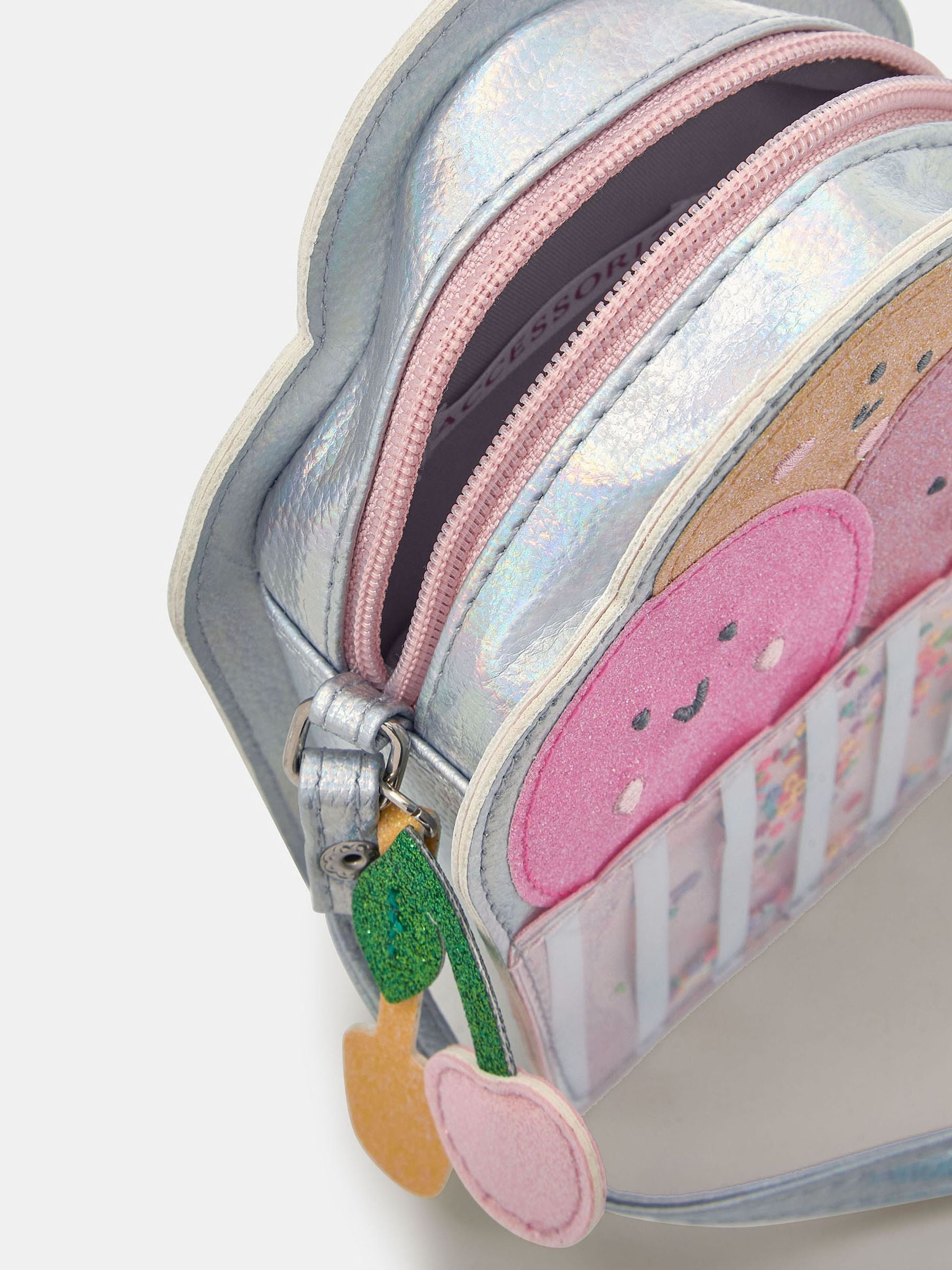 Angels by Accessorize silver ice cream sundae bag, UK version