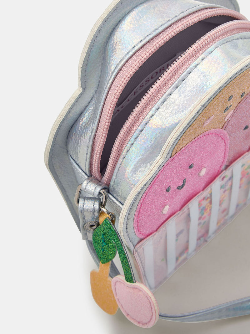 Angels by Accessorize silver ice cream sundae bag, UK version