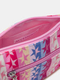 Angels By Accessorize pink girls star print crossbody bag, UK version