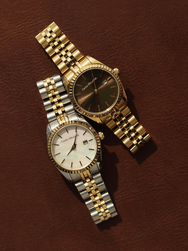 Carrie Elizabeth Luna watch mother of pearl dial 30mm, UK version