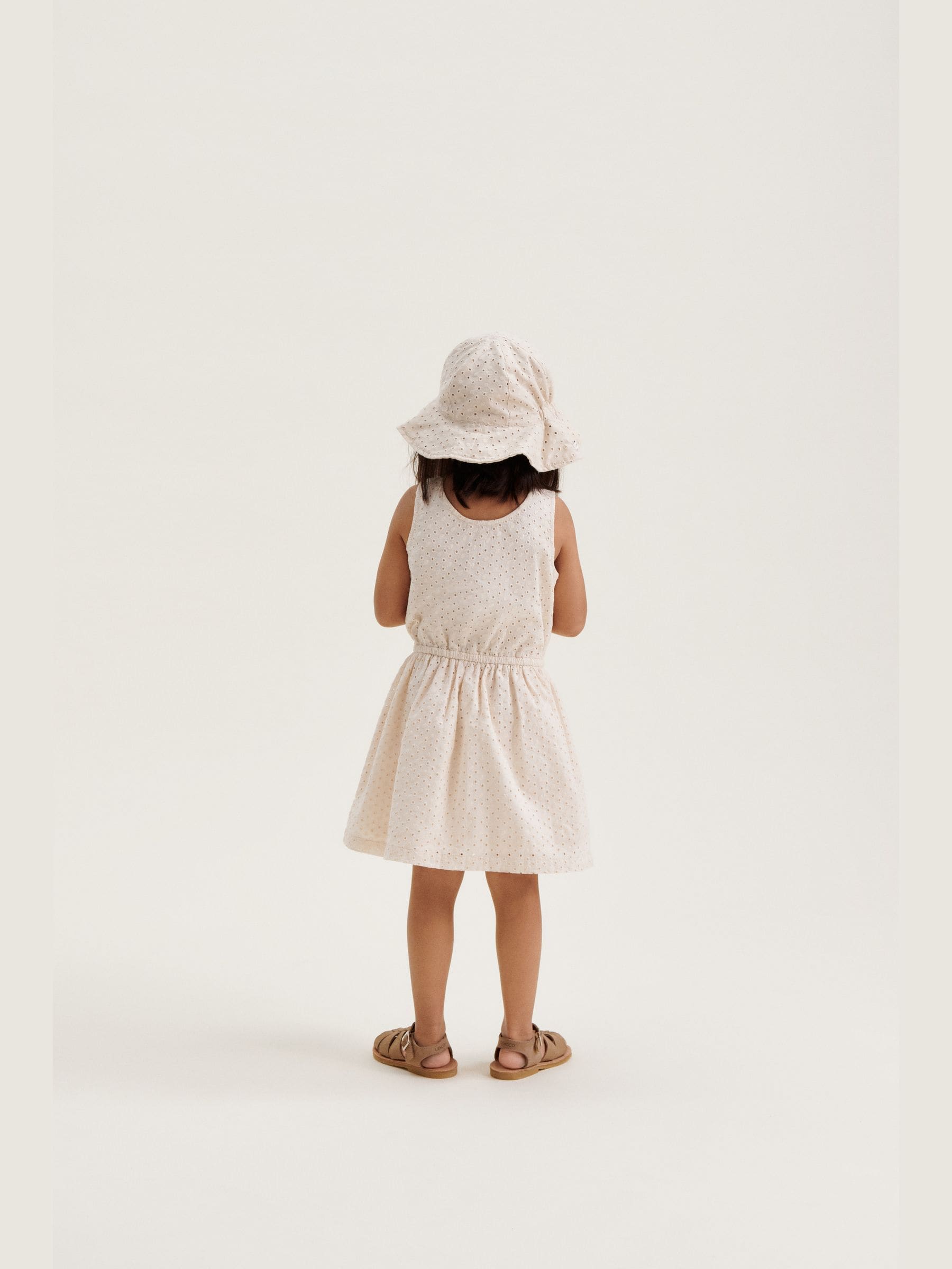 Liewood cream Amelia Anglaise sun hat, UK version