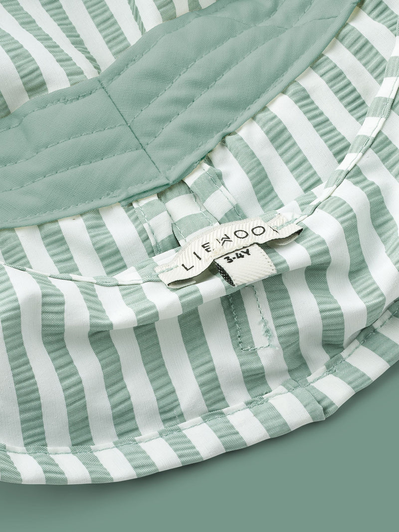 Liewood Damona seersucker sun hat (British brand)