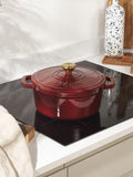 Salter cream cast iron casserole pot 3.4L (British brand)