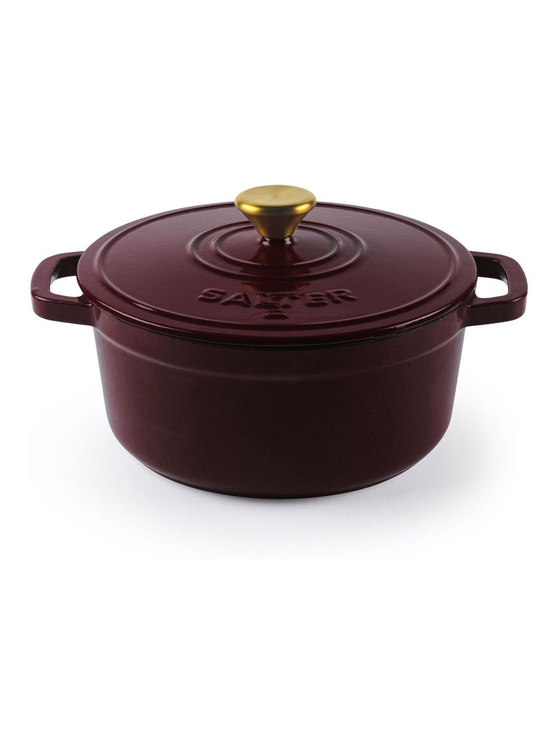 Salter cream cast iron casserole pot 3.4L (British brand)