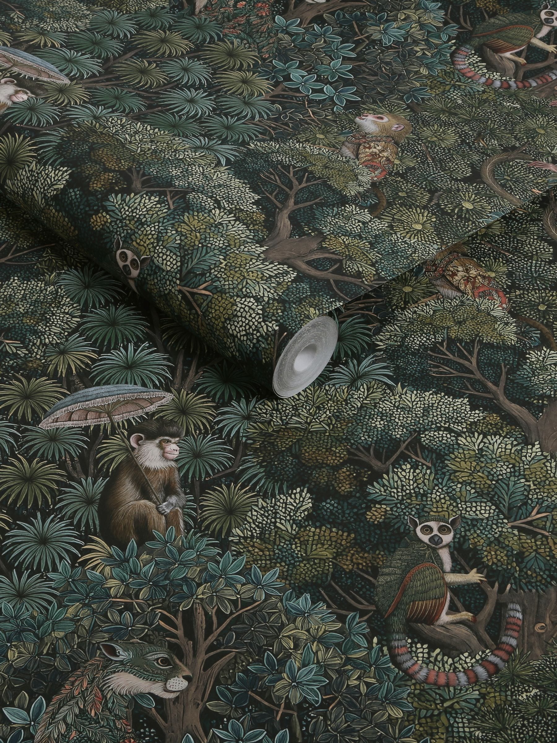 Graham & Brown Treetop Troop jungle wallpaper 10m roll - British product