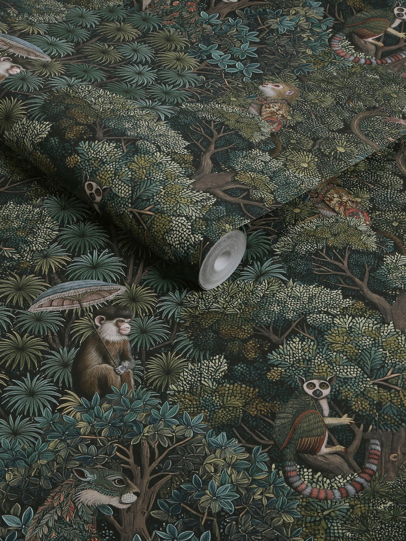 Graham & Brown Treetop Troop jungle wallpaper 10m roll - British product