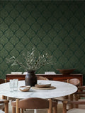 Graham & Brown Emerald Woodland Fable Damask 10M Wallpaper