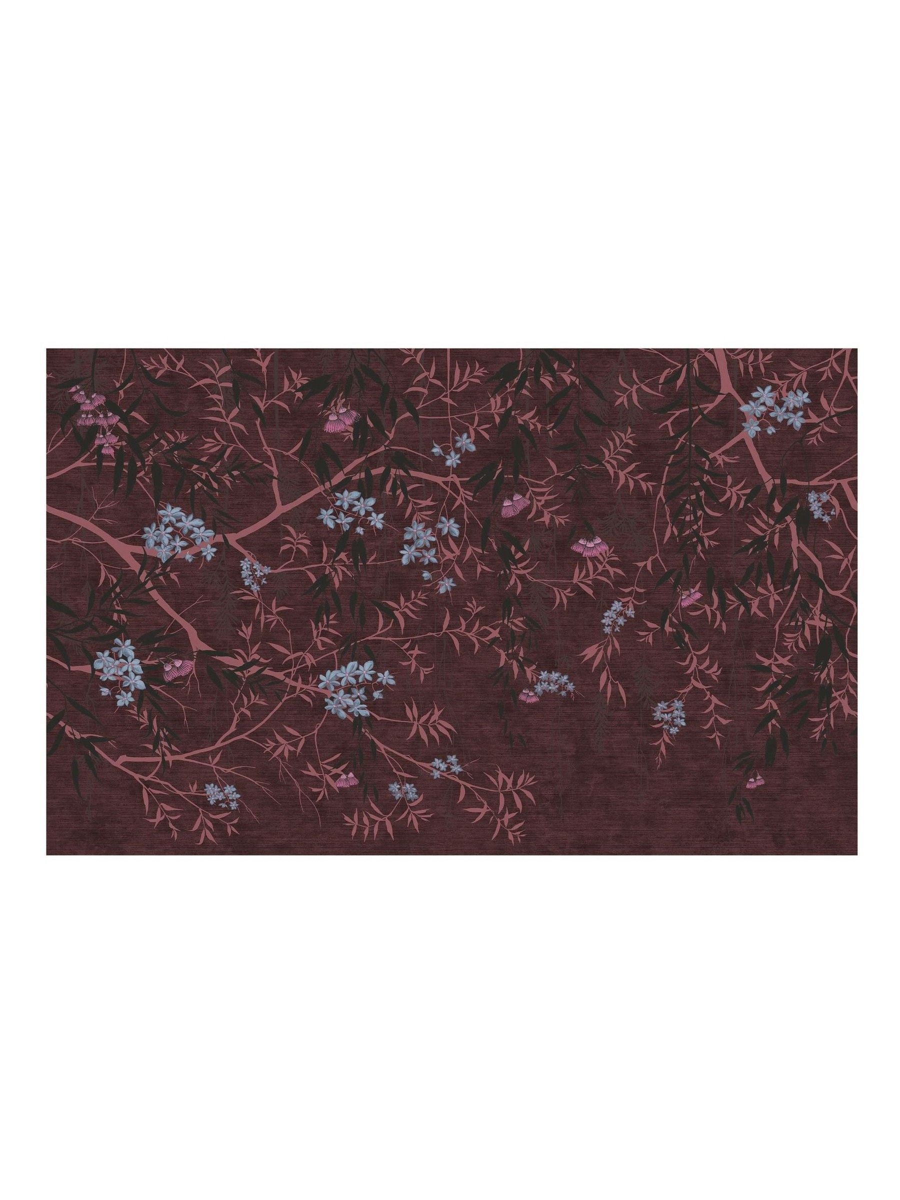 Graham & Brown Damson Obassia mural 4m x 2.5m - British product