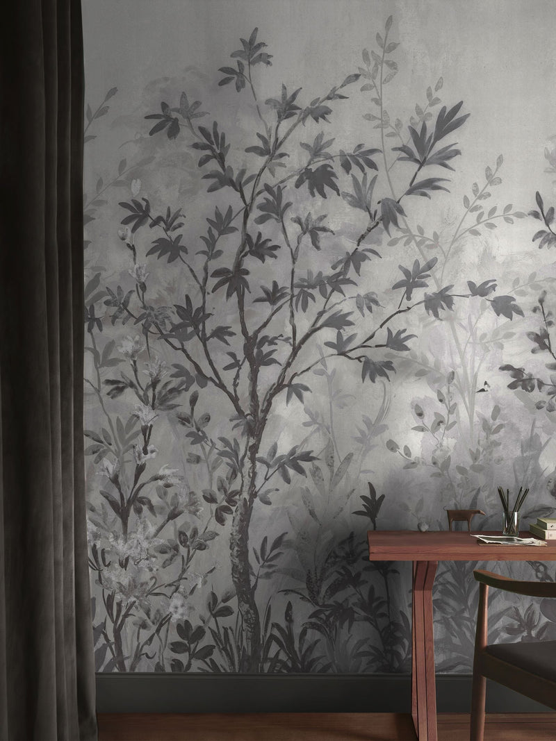 Graham & Brown Duck Egg Forest in Bloom Fixed Size Wall Mural 4m x 2.5m