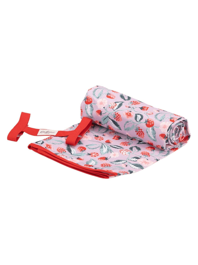 Cath Kidston pink raspberry pattern picnic blanket, UK version