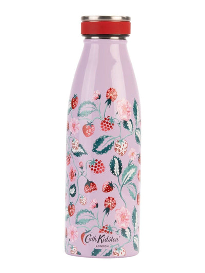 Next Cath Kidston Pink Raspberry Stainless Steel Water Bottle 460ml- Buy online at McGrocer