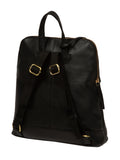 Pure Luxuries London black Anouk leather backpack, UK version