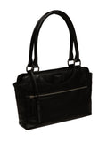 Pure Luxuries London brown Mooki leather handbag 24x32cm - British product