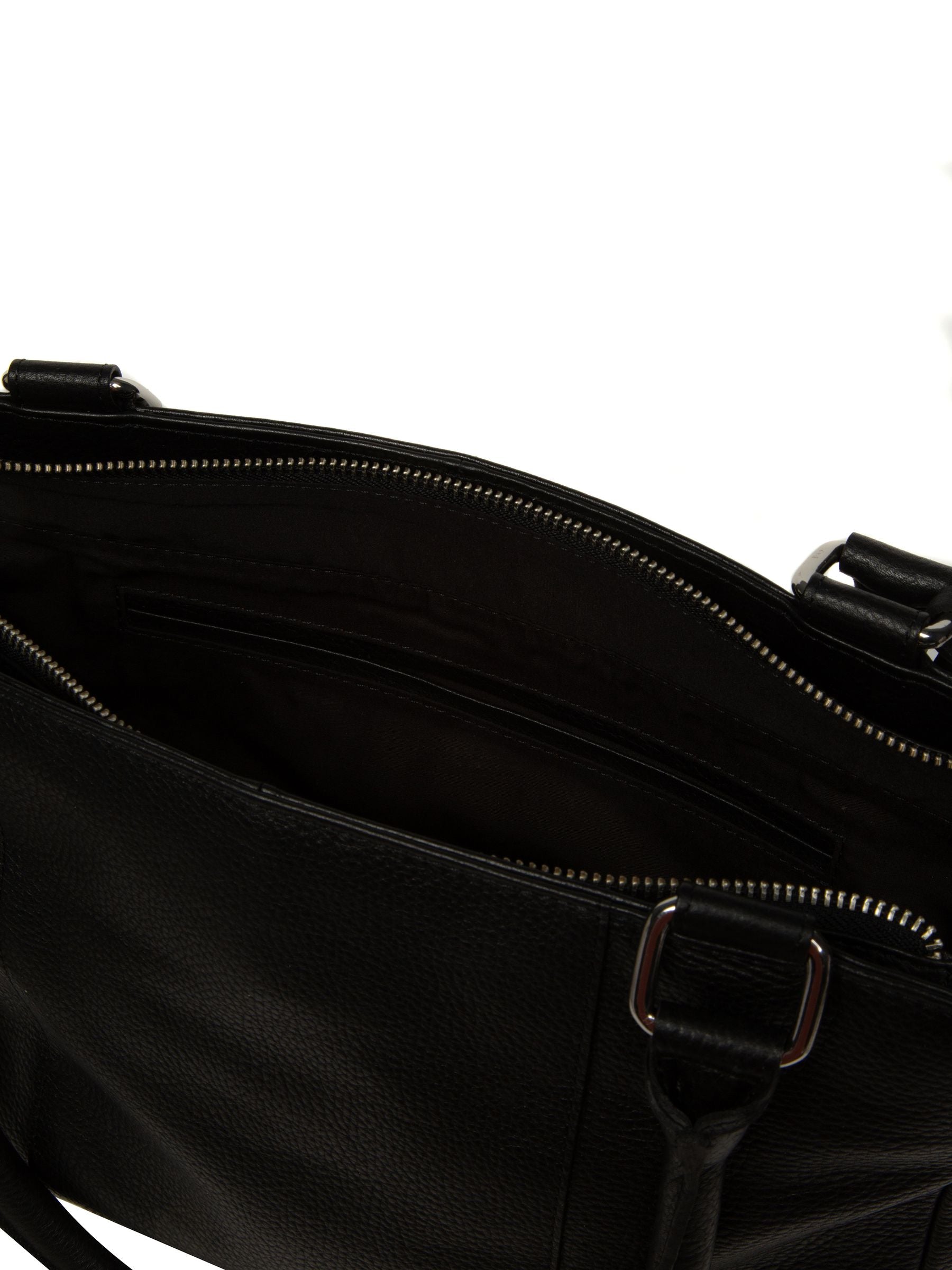 Pure Luxuries London brown Mooki leather handbag 24x32cm - British product