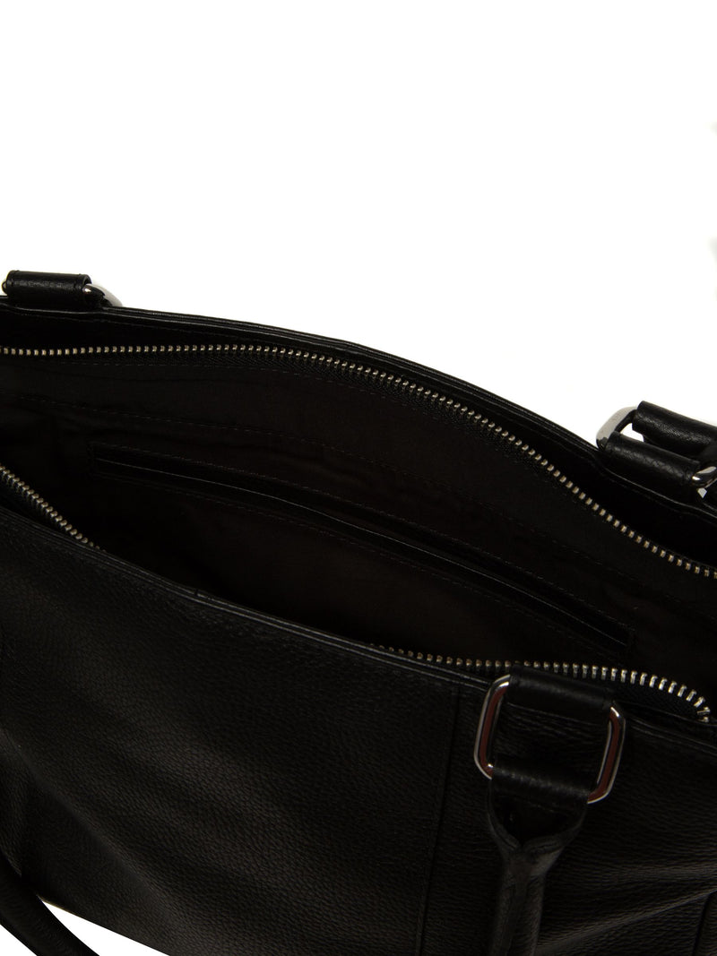 Pure Luxuries London brown Mooki leather handbag 24x32cm - British product
