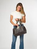 Pure Luxuries London leather cabin bag dark brown (British brand)