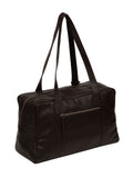 Pure Luxuries London leather cabin bag dark brown (British brand)