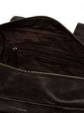 Pure Luxuries London leather cabin bag dark brown (British brand)