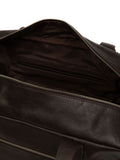 Pure Luxuries London leather cabin bag dark brown (British brand)