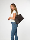 Pure Luxuries London leather cabin bag dark brown (British brand)