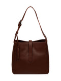 Pure Luxuries London chocolate brown Isola leather tote bag, UK version