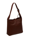 Pure Luxuries London chocolate brown Isola leather tote bag, UK version