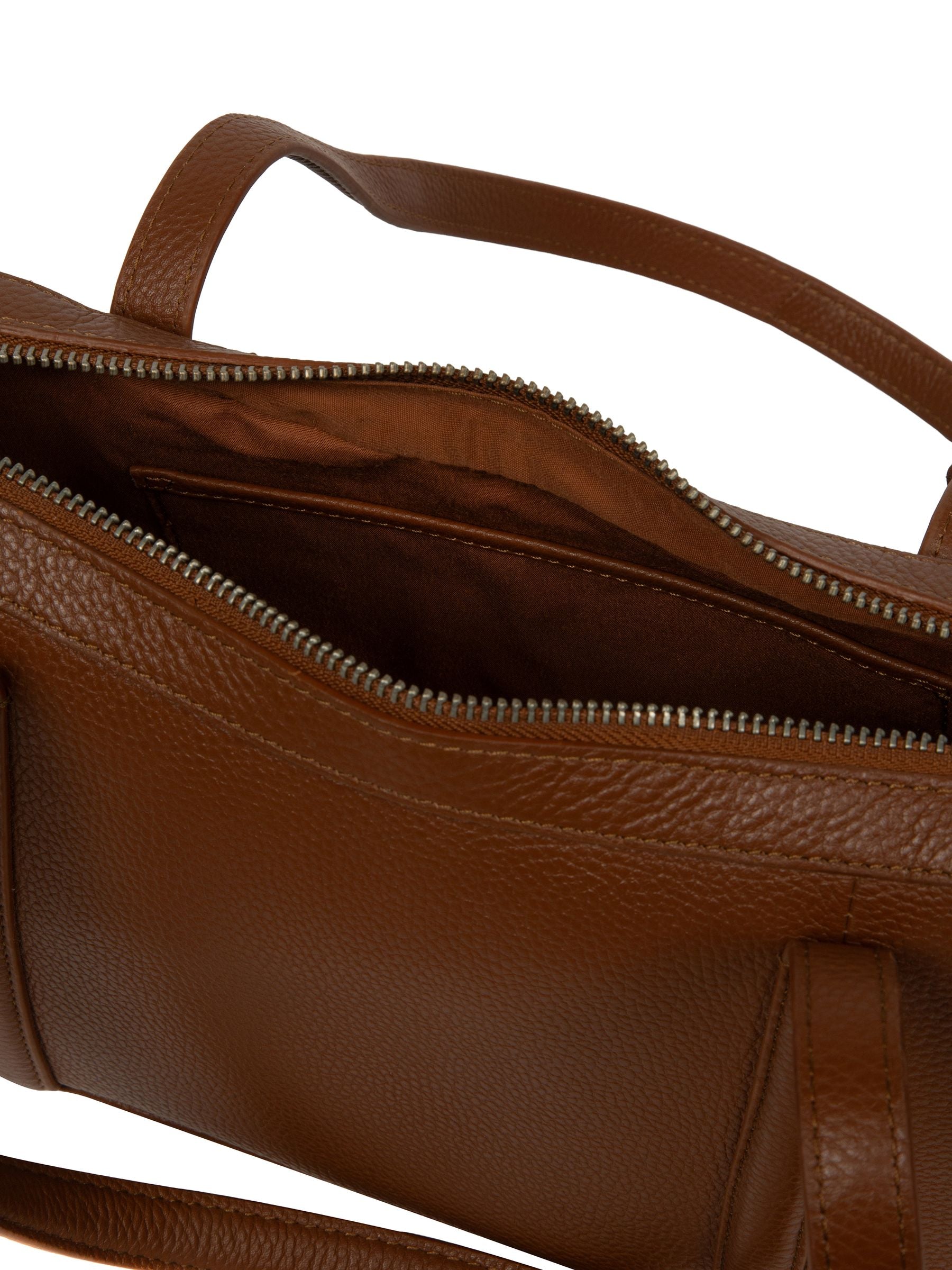 Pure Luxuries London Cleo brown leather handbag - British product