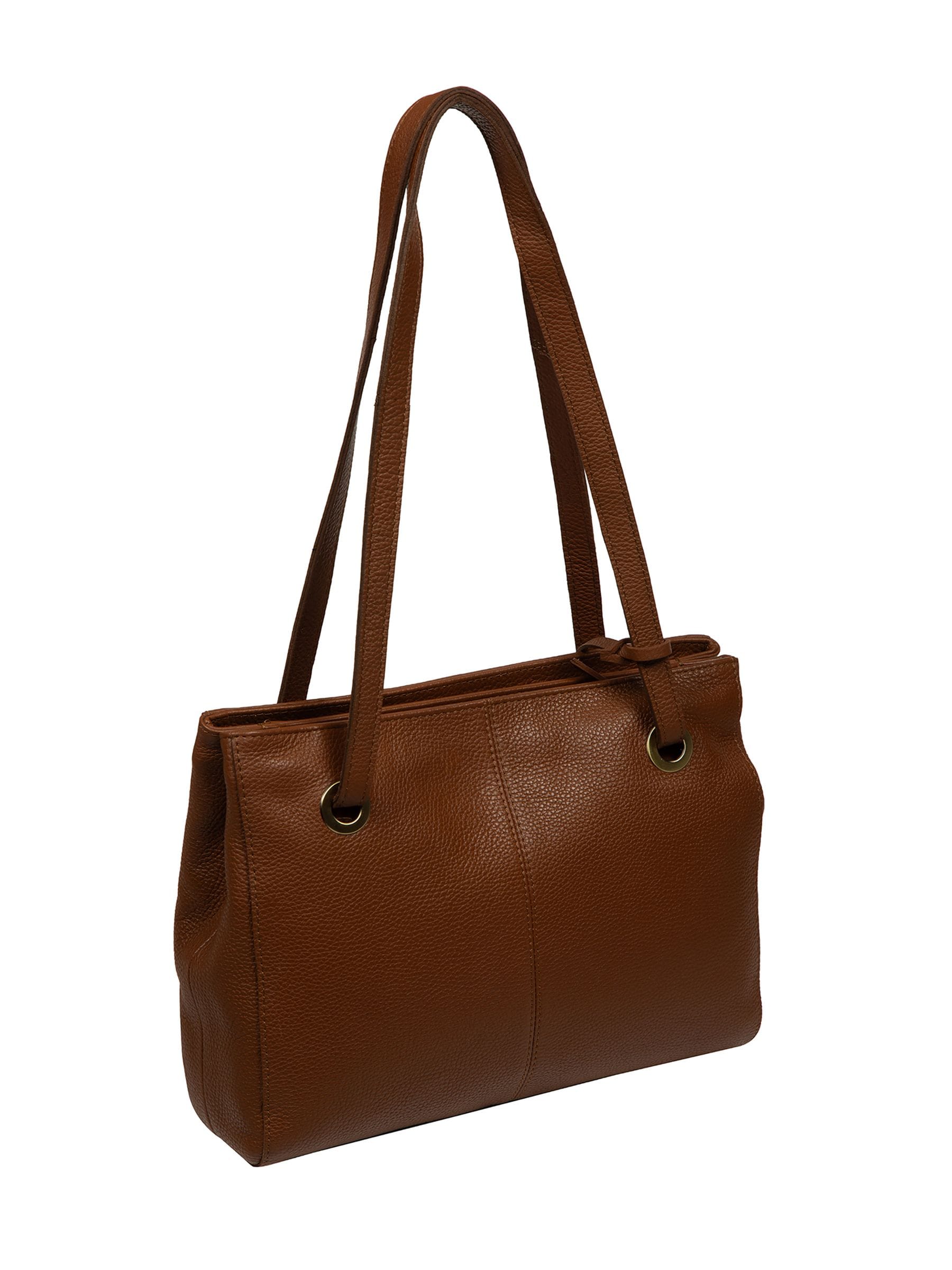 Pure Luxuries London brown Noko leather handbag, UK version