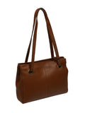 Pure Luxuries London brown Noko leather handbag, UK version