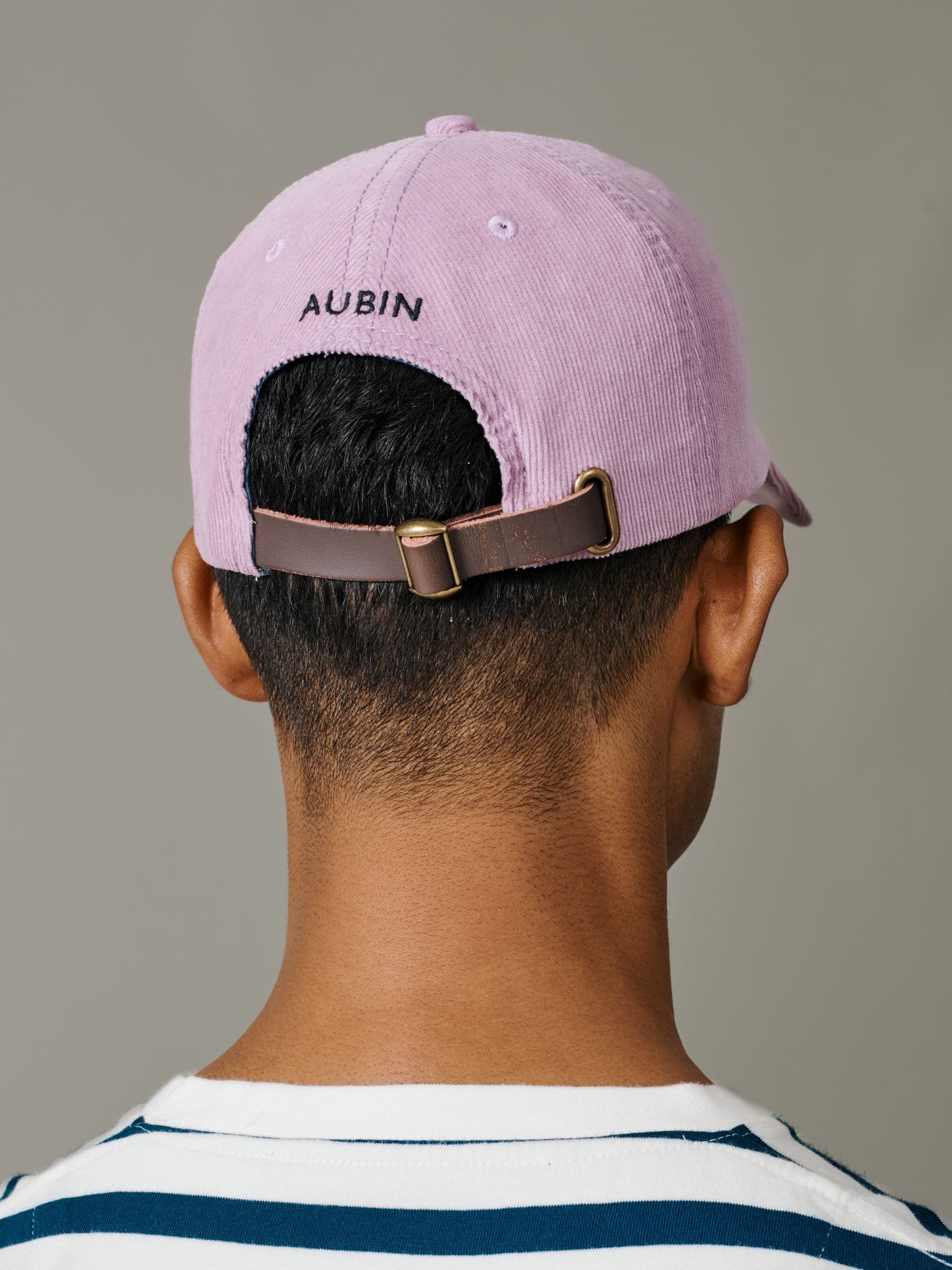 Aubin Dearne cord cap with cotton fabric (British brand)