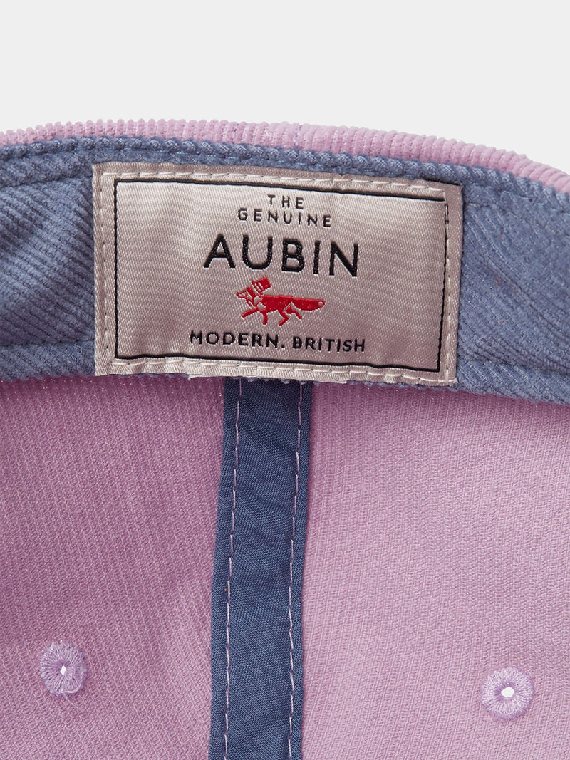 Aubin Dearne cord cap with cotton fabric (British brand)