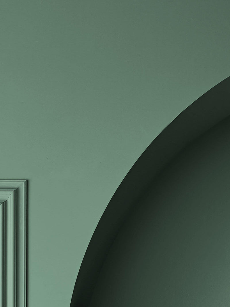 Graham & Brown Serene Sage matt emulsion paint sample, imported from the UK