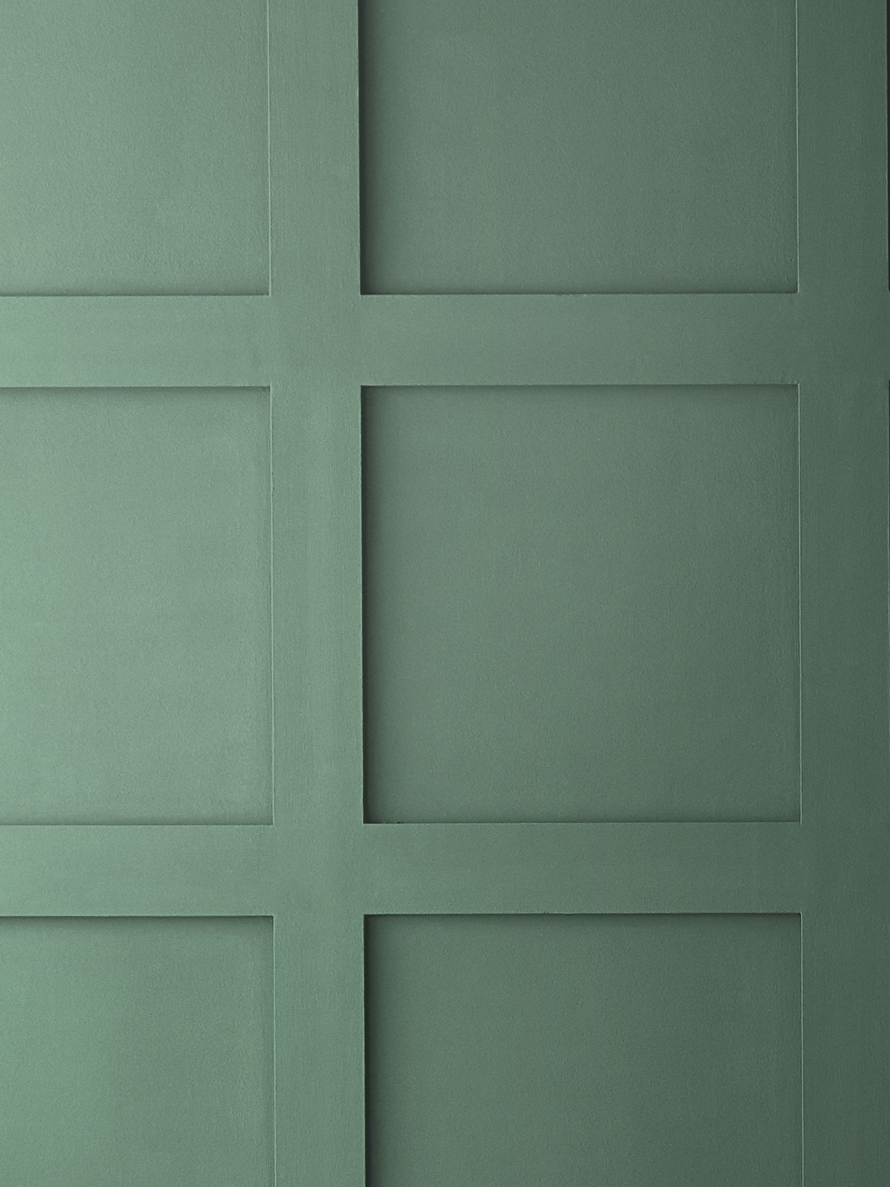 Graham & Brown Serene Sage matt emulsion paint sample, imported from the UK
