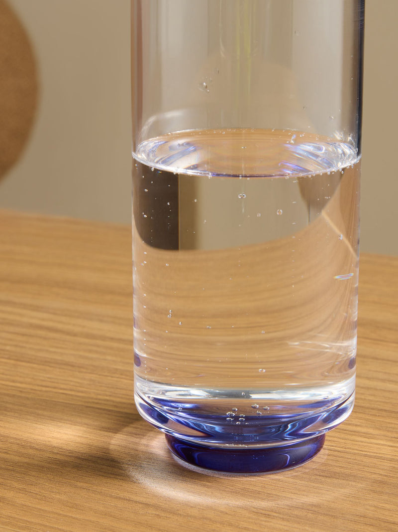 MADE.COM blue Teia hi ball glasses set of 4 350ml, imported from the UK