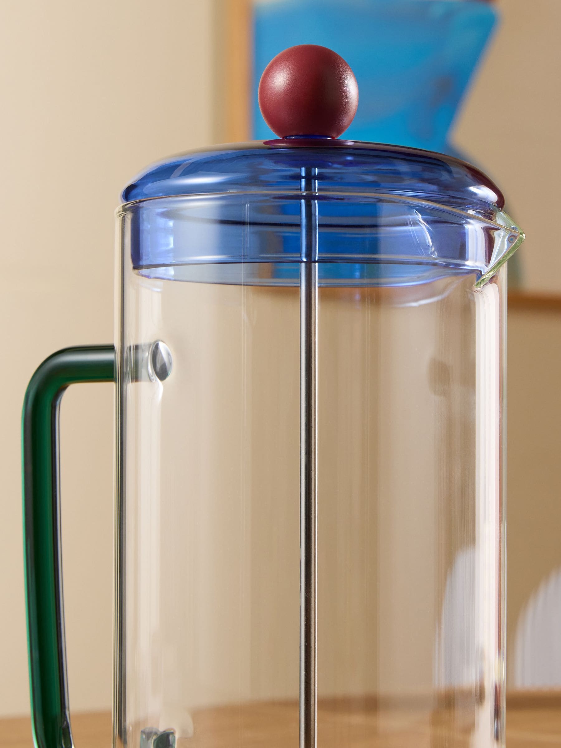 MADE.COM Clear Bolla Glass cafetiere 1L (British brand)