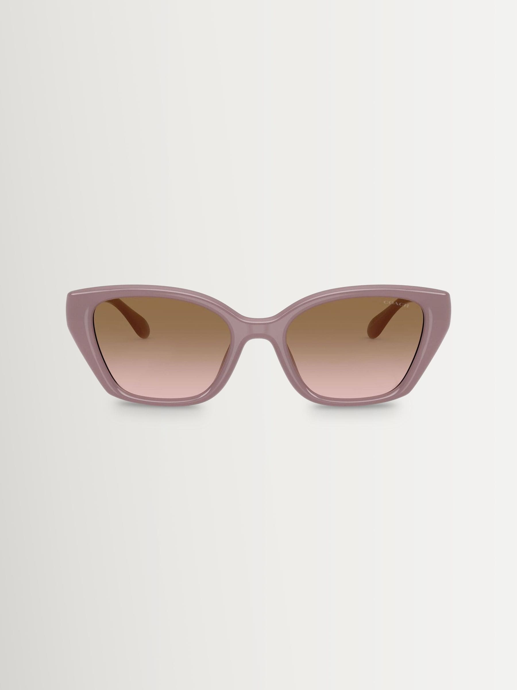 Coach pink irregular sunglasses with brown peach gradient lenses - British product