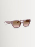 Coach pink irregular sunglasses with brown peach gradient lenses - British product