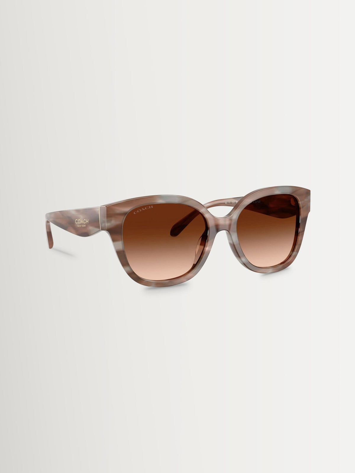 COACH square sunglasses pink acetate frame, UK version