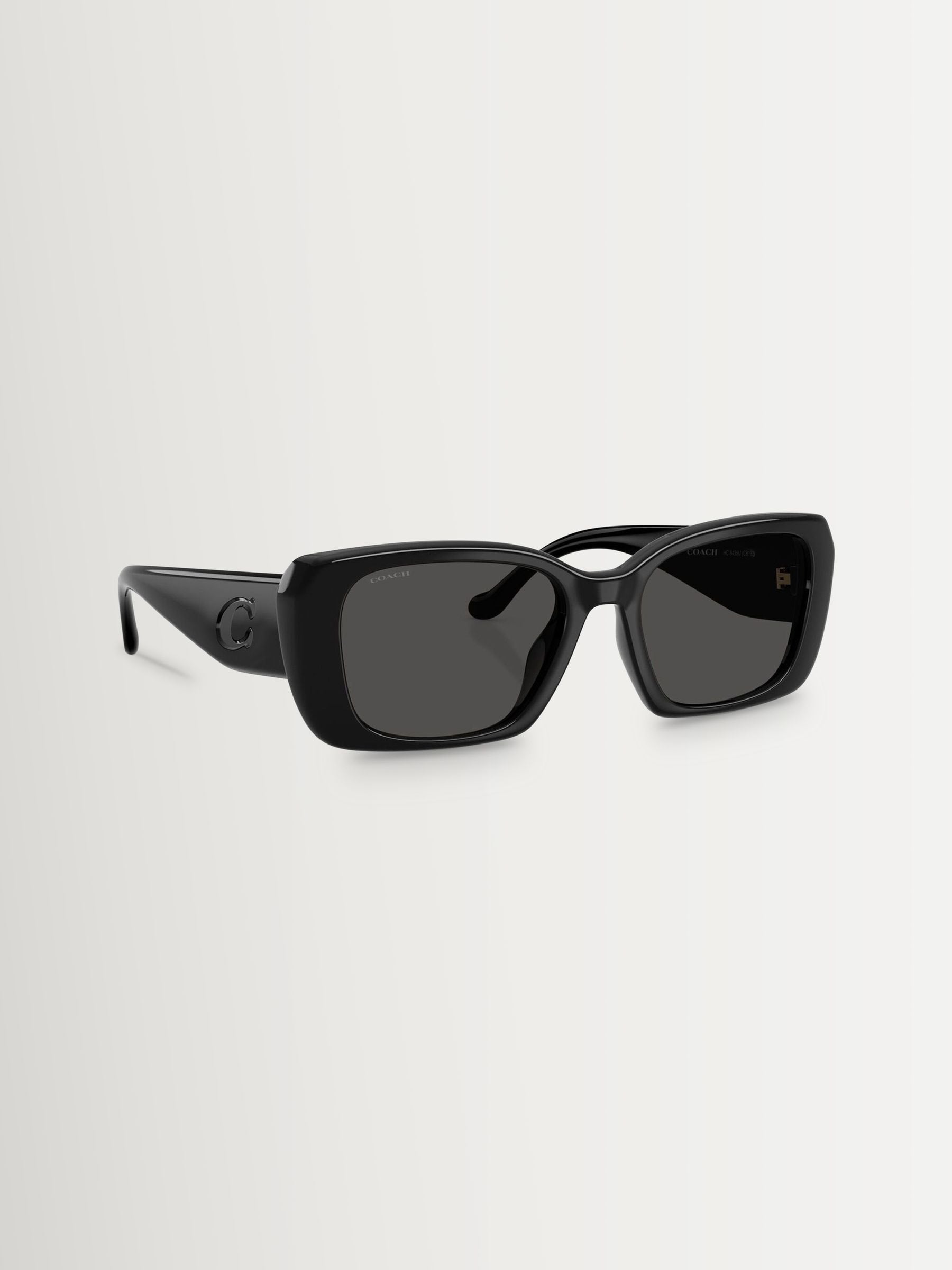 Coach square sunglasses black, UK version