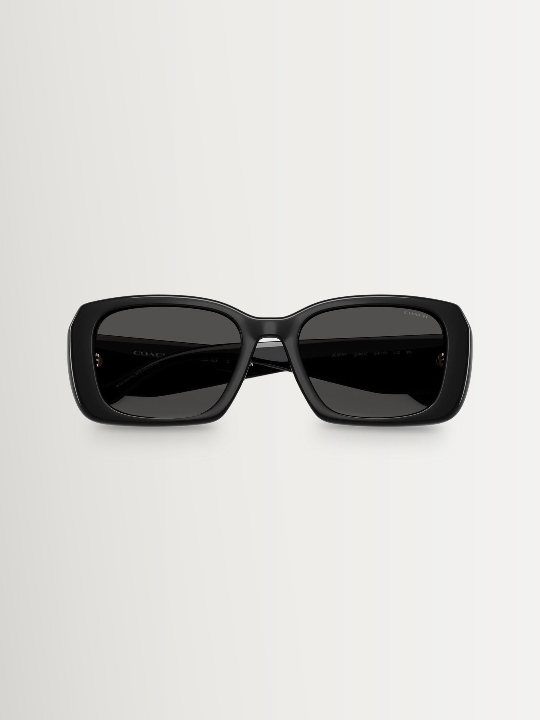 Coach square sunglasses black, UK version