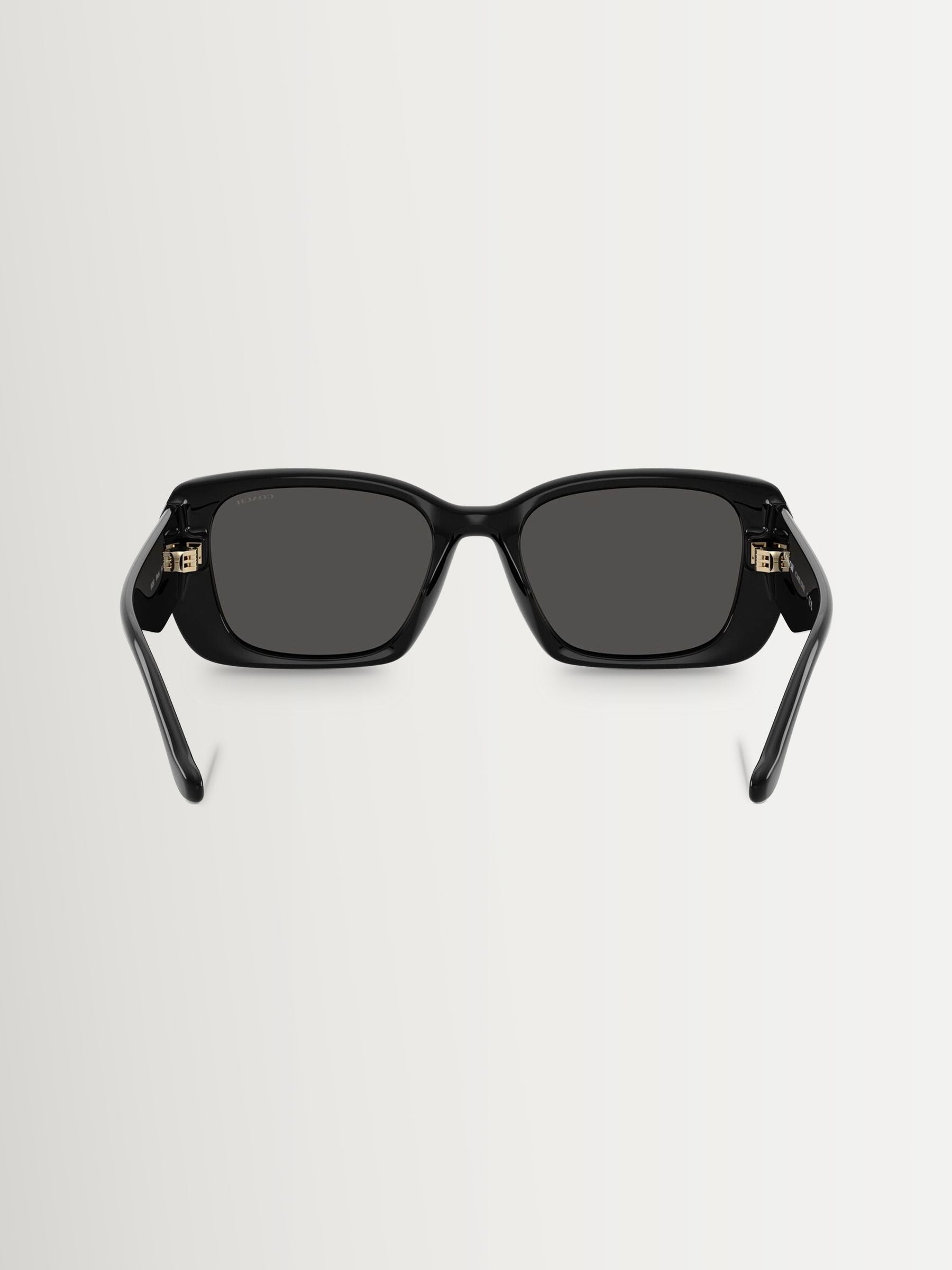 Coach square sunglasses black, UK version