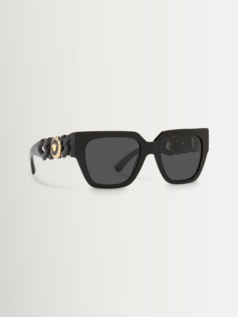 Versace black square sunglasses - British product