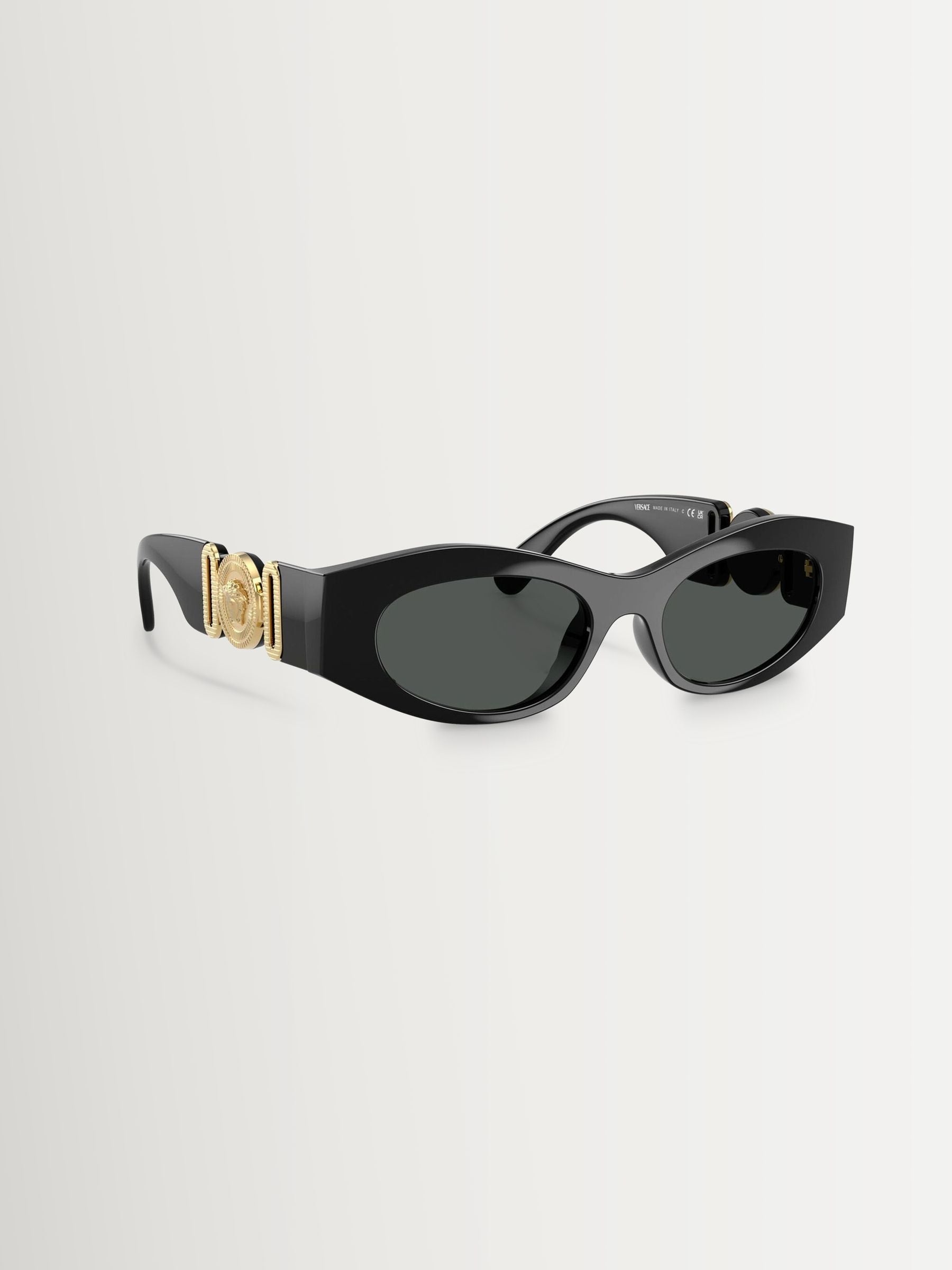 Versace black cat eye sunglasses grey lenses imported from the UK