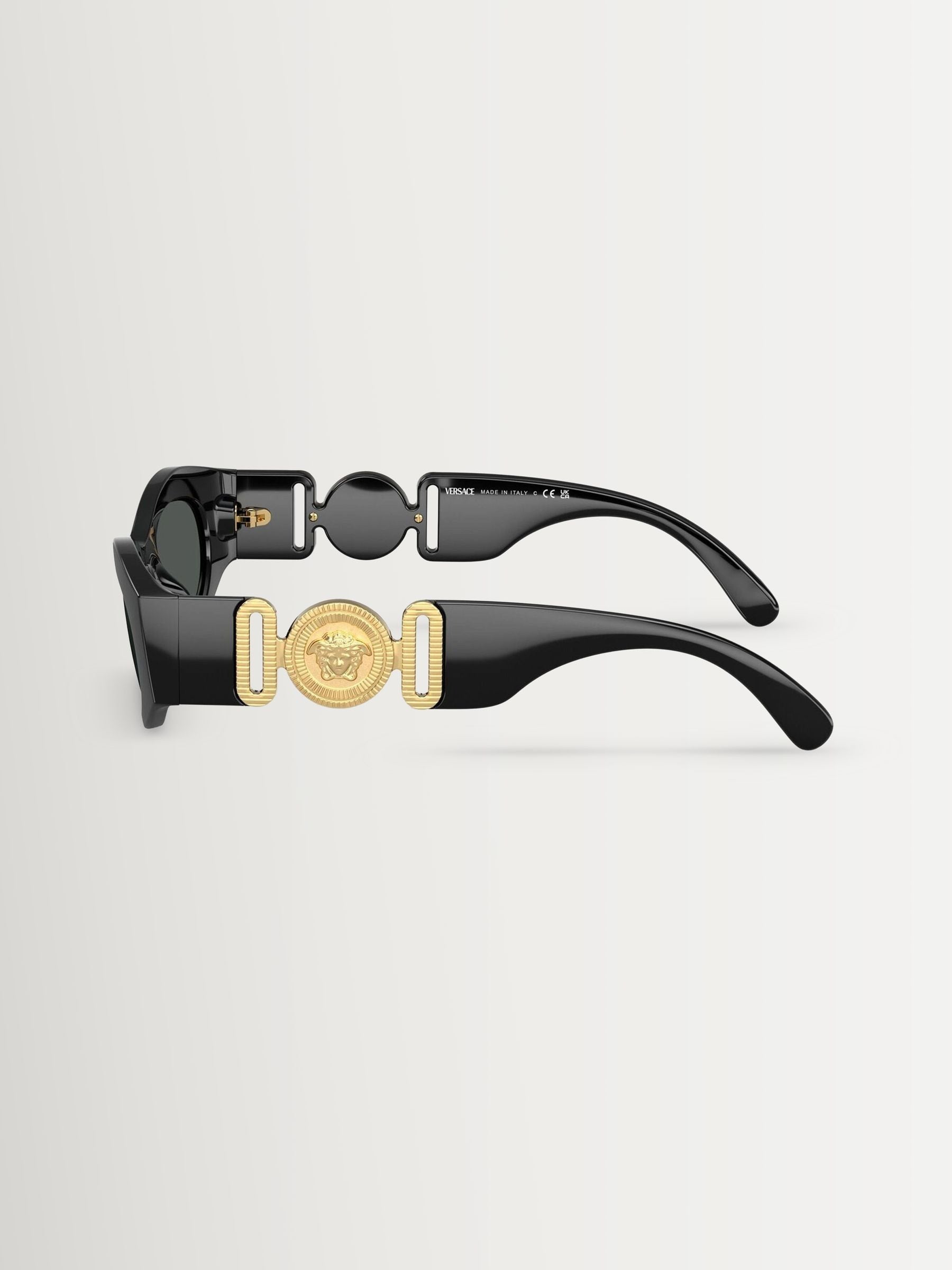Versace black cat eye sunglasses grey lenses imported from the UK